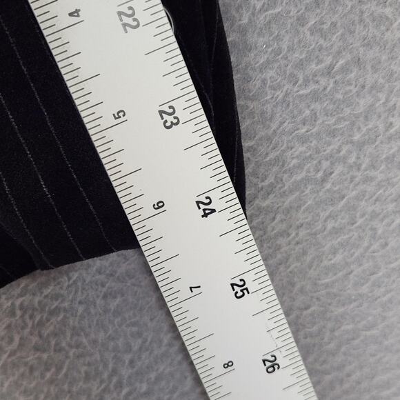 Zagato Blazer Mens 36R Black Pinstripe Velvet Sport Coat 3-Button Notch Lapel - Picture 6 of 16